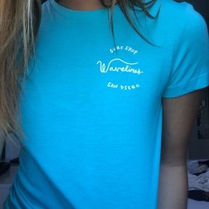 teal san diego wavelines shirt